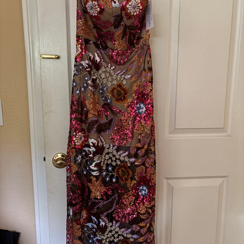 Floral Embroidered Maxi Dress